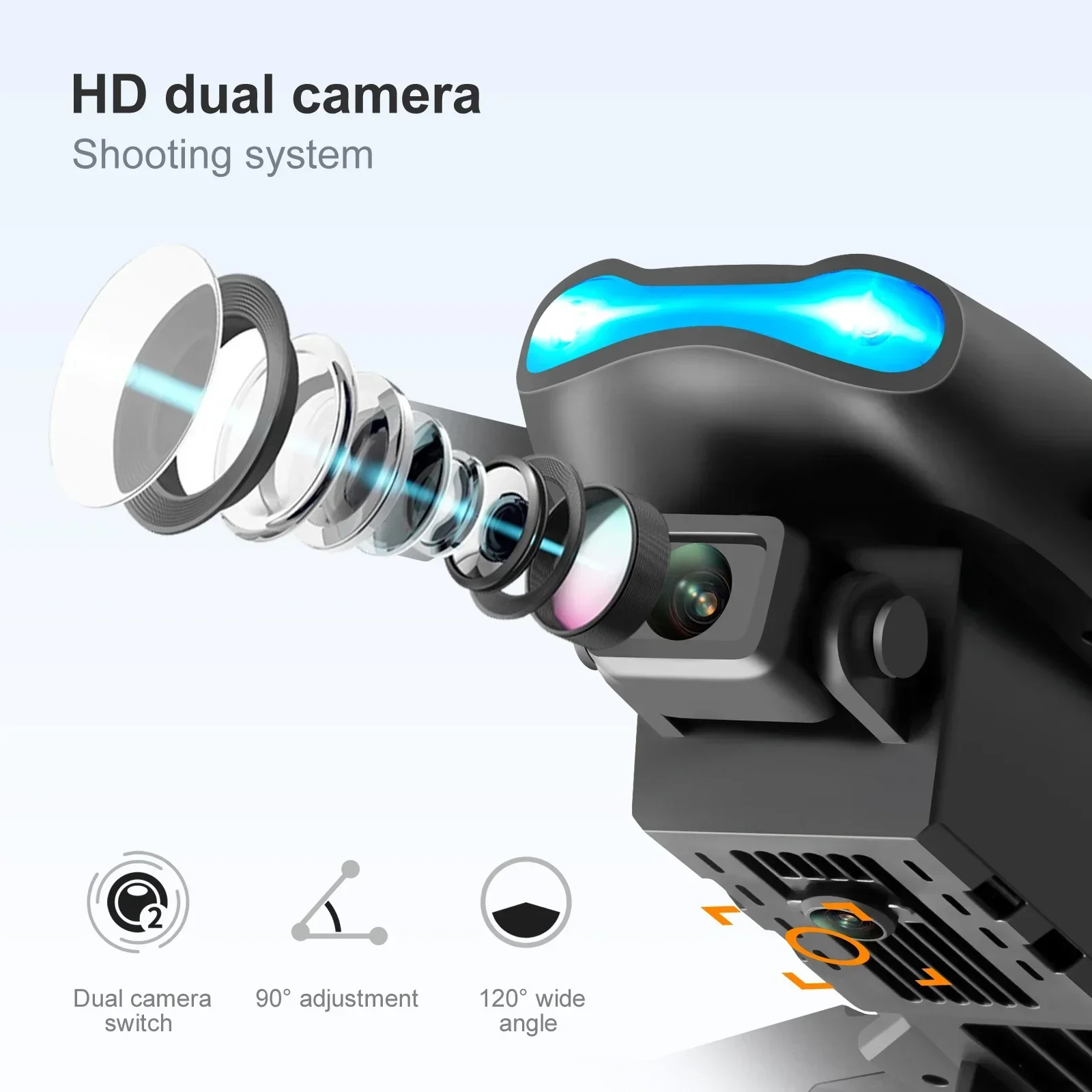 Nuevo Dron E99 Pro HD 4K con c - Photography Drone reseña y precio