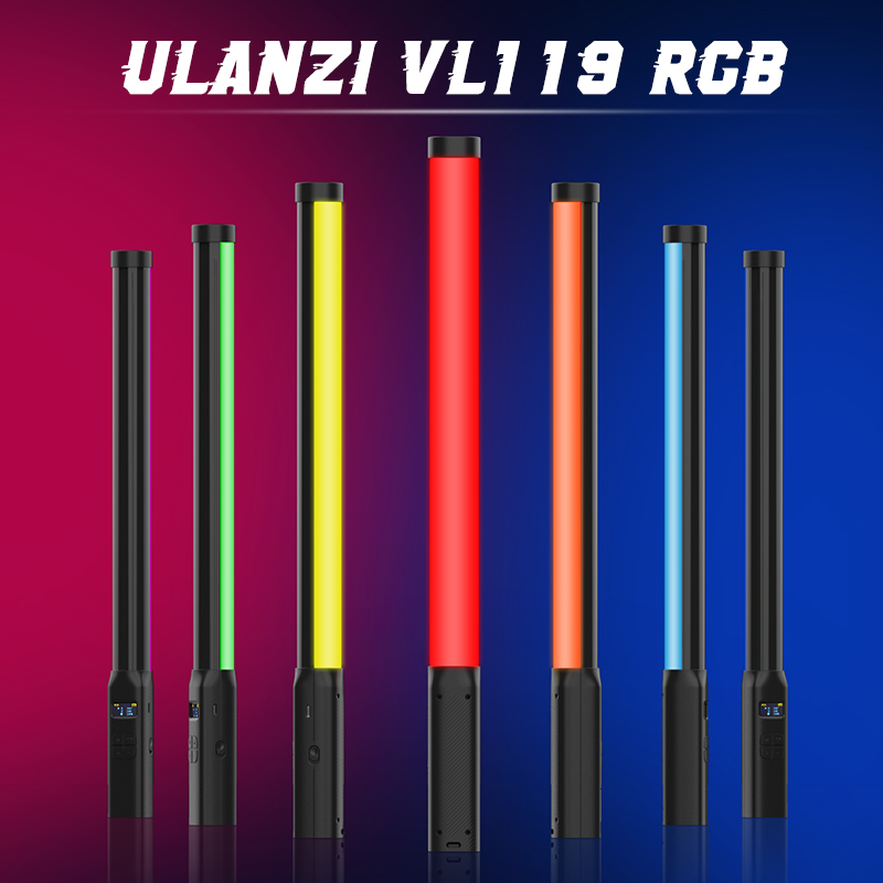 Ulanzi VL119 luz de palo color - Photography Gear reseña y precio