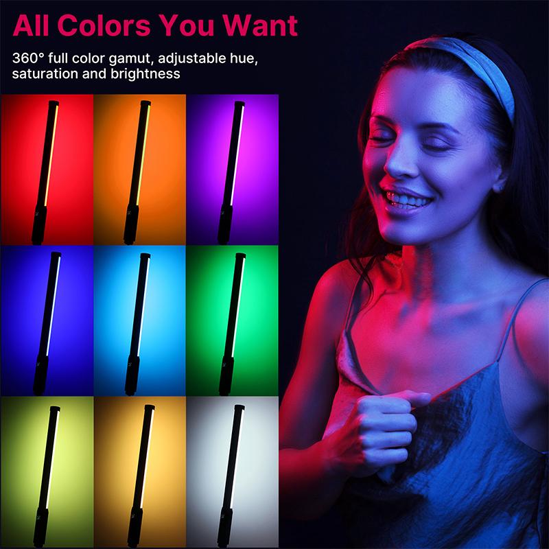 Ulanzi VL119 luz de palo color - Photography Gear reseña y precio