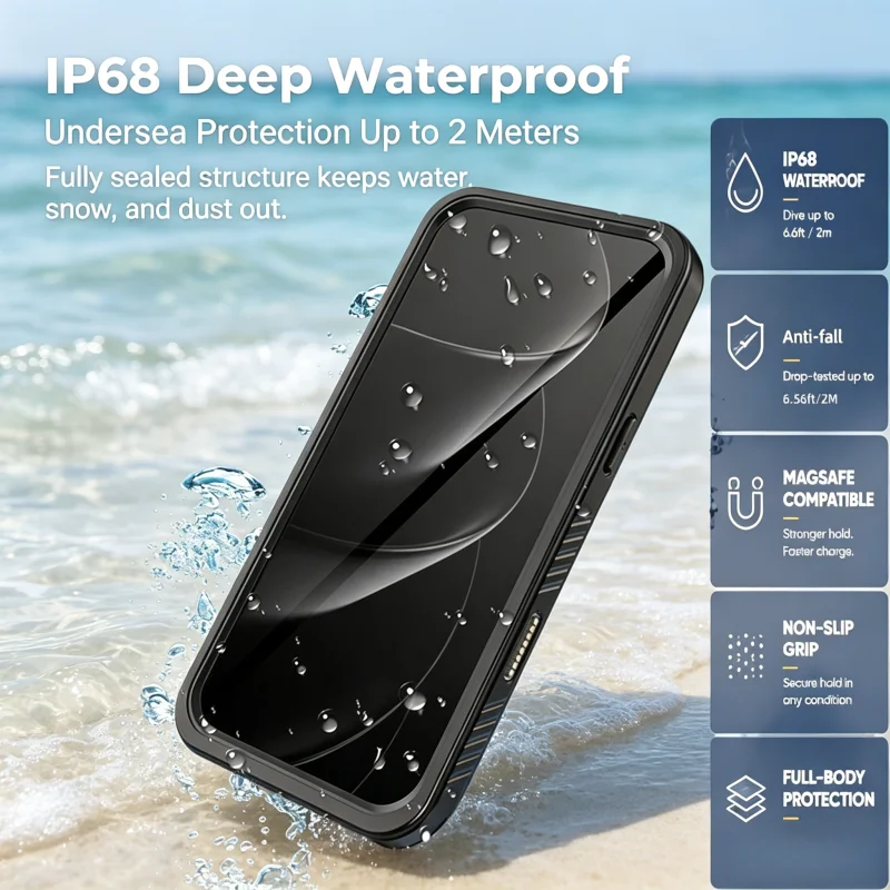 Funda Impermeable IP68 para Fo - Photography With Iphone 15 reseña y precio