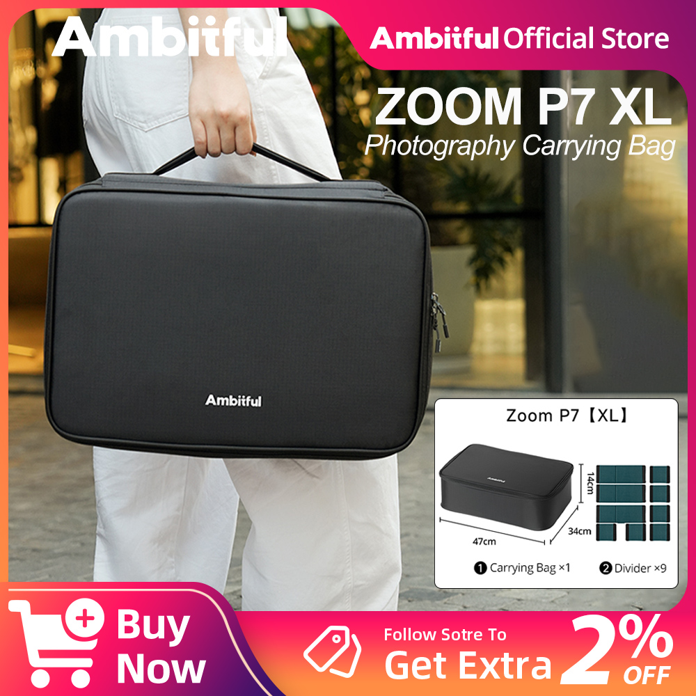 Ambitful ZOOM P7II XL bolsa de - Photography Drone reseña y precio