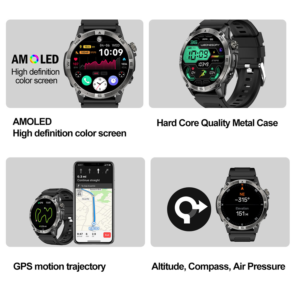 NORTH EDGE GPS reloj inteligen - Intervalometer Timer reseña y precio