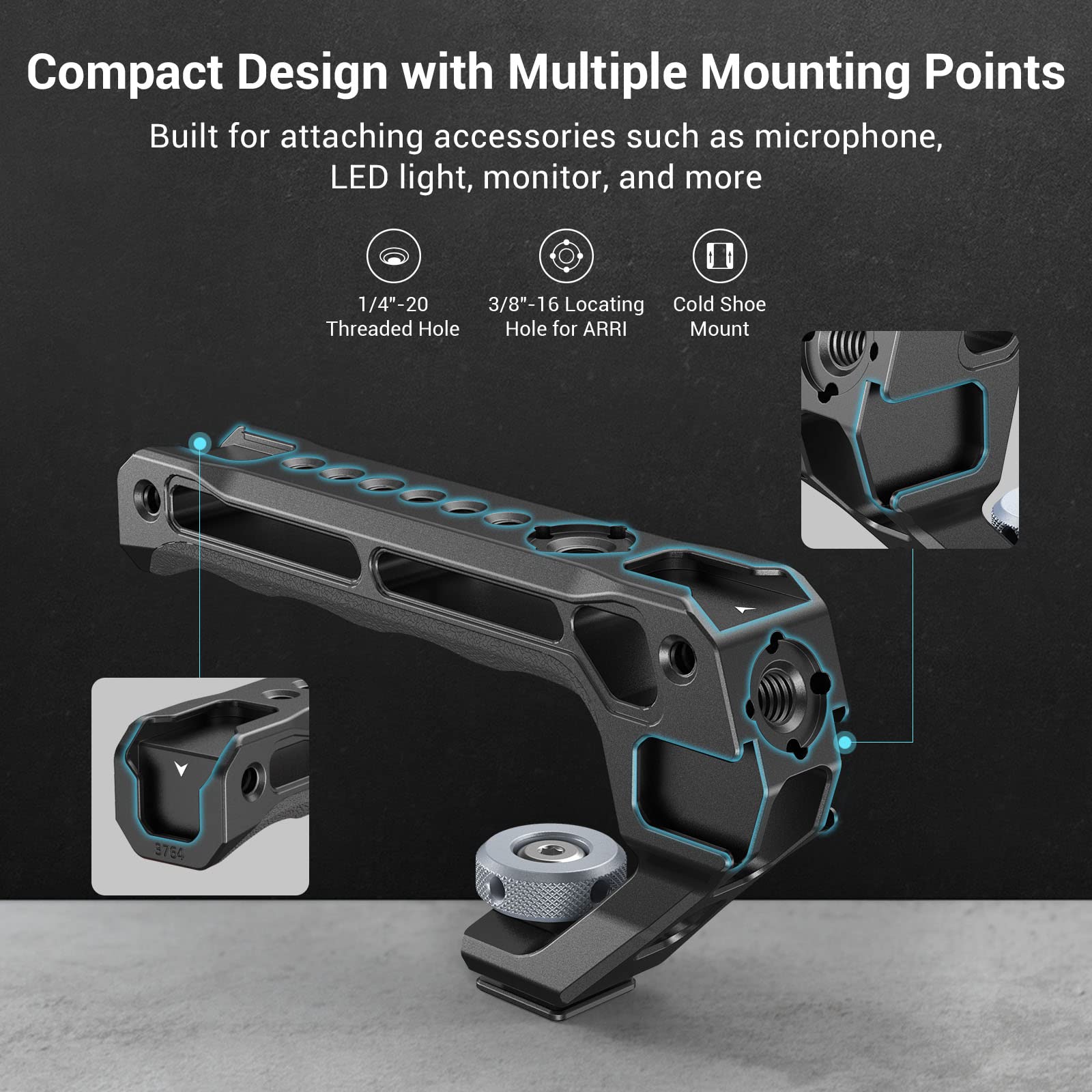 SmallRig NATO Top Handle Lite  - Camera Cage Rig reseña y precio