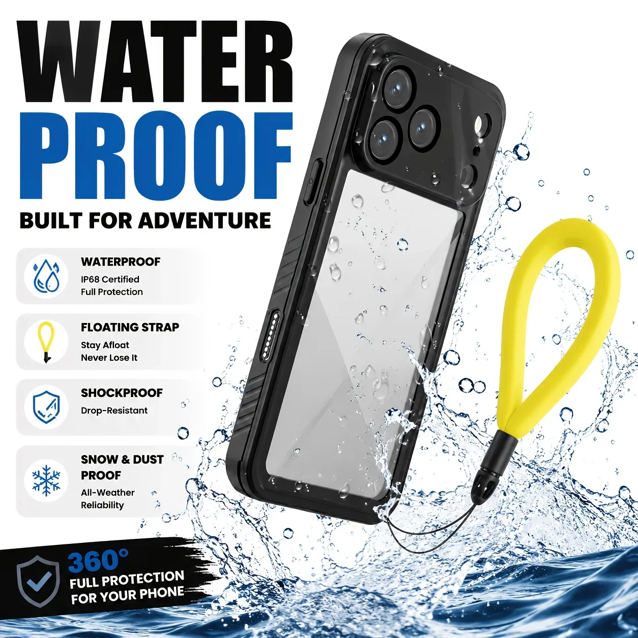 360 °   Funda Impermeable Sell - Photography With Iphone 15 reseña y precio