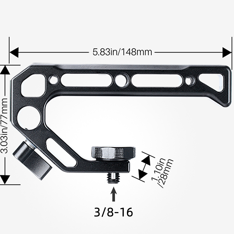 Mango superior de la Cámara, e - Camera Cage Rig reseña y precio